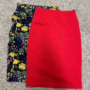 3 Lularoe skirts
